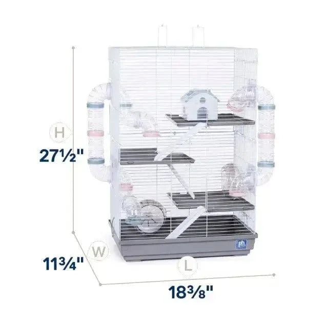 Prevue Pet Products Playhouse Hamster Cage with Ramp - Talis Us