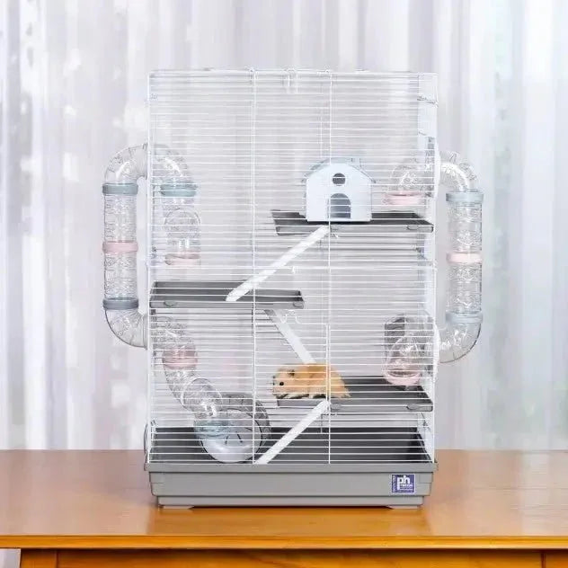 Prevue Pet Products Playhouse Hamster Cage with Ramp - Talis Us