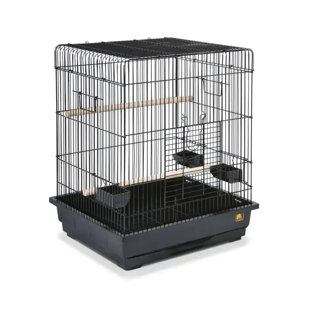 Prevue Pet Products Square Roof Parrot Bird Cage Black - Talis Us