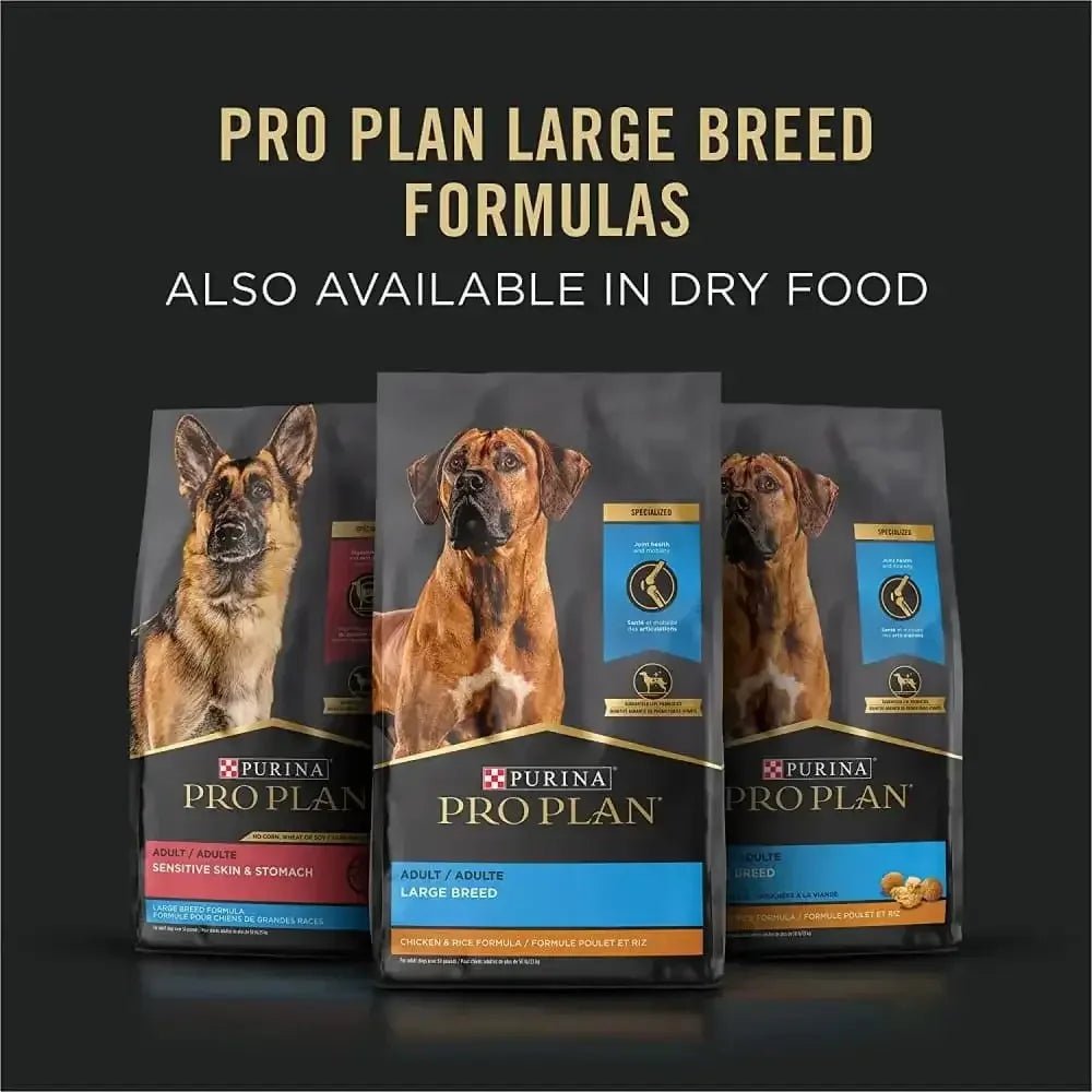 Pro Plan Beef & Rice Chunks in Gravy Large Breed Dog 12 / 13 oz - Talis Us