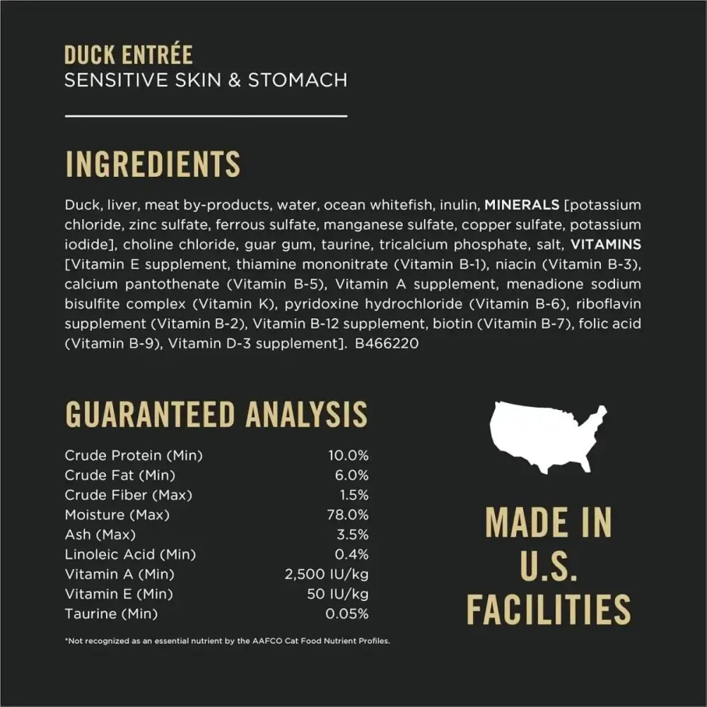 Pro Plan Grain Free Sensitive Skin & Stomach Variety Pack Adult Wet Cat Food 24 / 3 oz - Talis Us