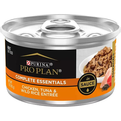 Pro Plan Savor Chicken, Tuna & Wild Rice in Sauce Cat Wet Food 24 / 3 oz - Talis Us