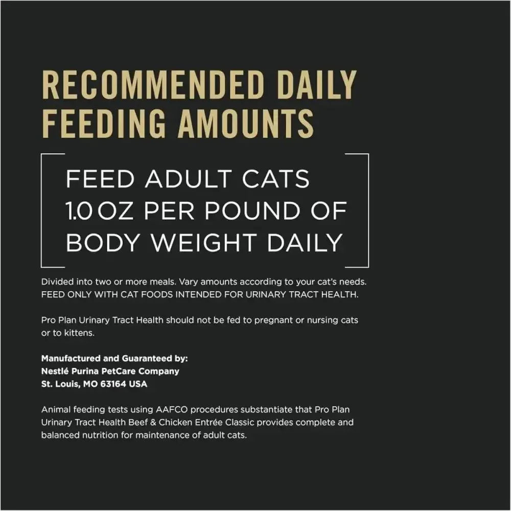 Pro Plan Urinary Tract Health Beef & Chicken Entree Canned Cat Food - Talis Us