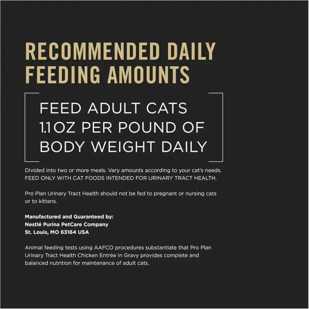 Pro Plan Urinary Tract Health Chicken Entree in Gravy Canned Cat Food - Talis Us