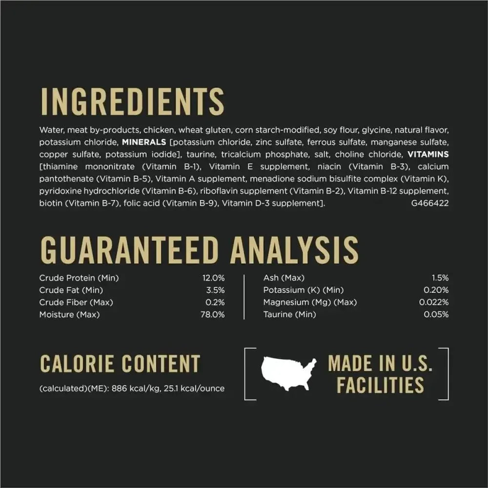 Pro Plan Urinary Tract Health Chicken Entree in Gravy Canned Cat Food - Talis Us