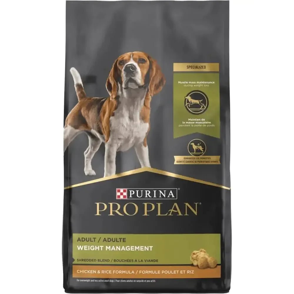 Pro Plan Weight Management Shredded Blend Chicken & Rice Dog - Talis Us