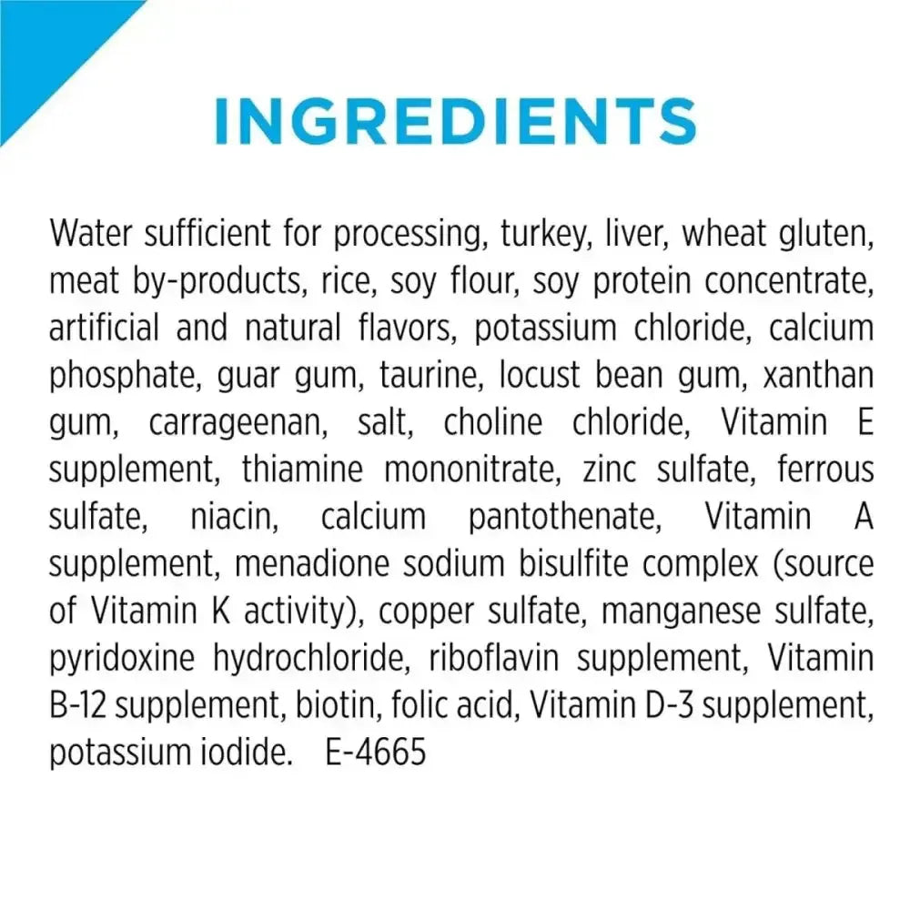 Pro Plan Weight Management Turkey & Rice Entree Adult Wet Cat Food 24 / 3 oz - Talis Us