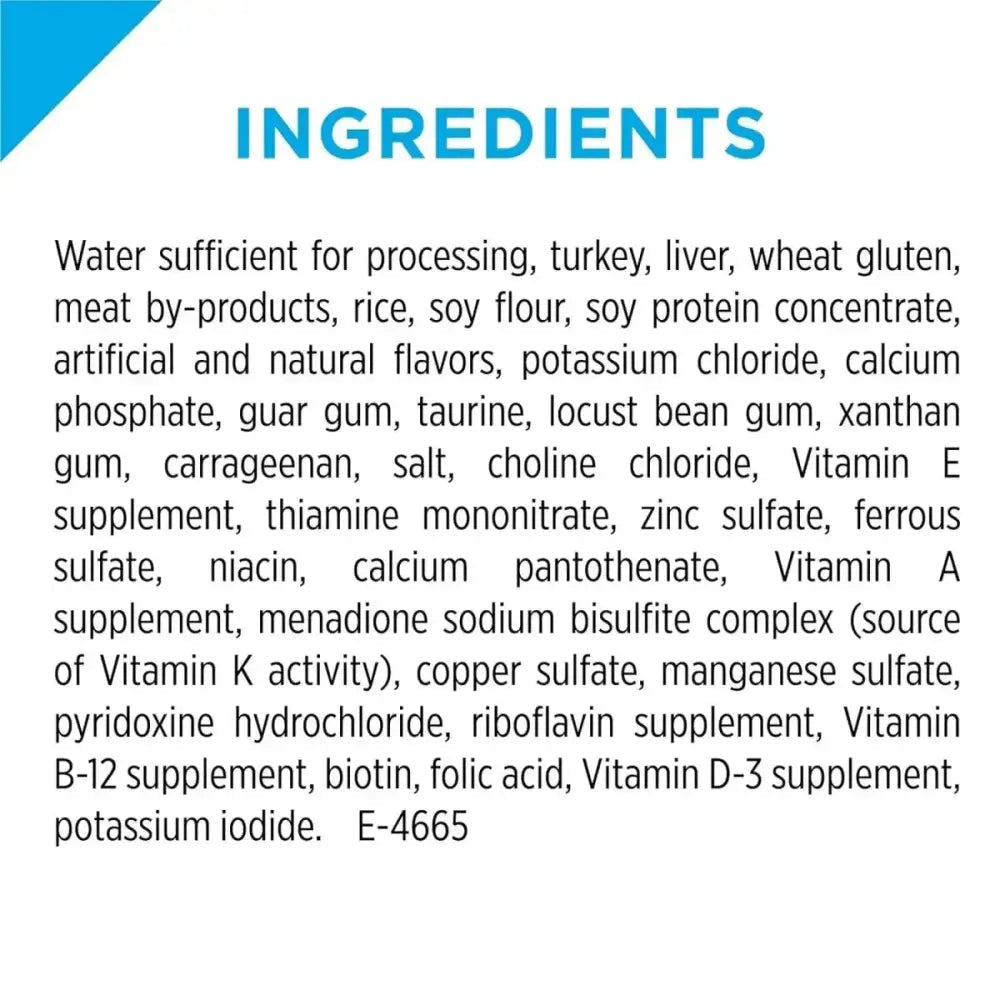 Pro Plan Weight Management Turkey & Rice Entree Adult Wet Cat Food 24 / 3 oz - Talis Us