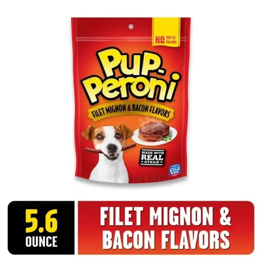 Pup - Peroni Filet Mignon & Bacon Flavor Dog Treats 5.6 oz - Talis Us