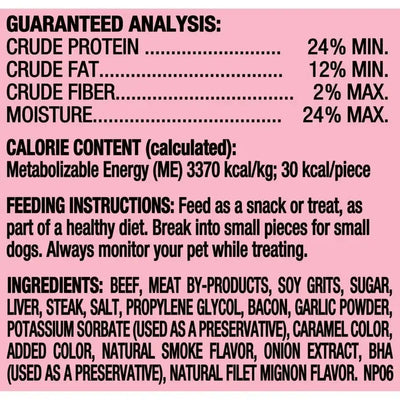 Pup - Peroni Filet Mignon & Bacon Flavor Dog Treats 5.6 oz - Talis Us