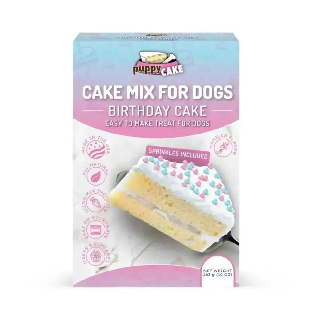 Puppy Cake Mix Birthday Cake Flavored with Pupfetti Sprinkles 10oz - Talis Us