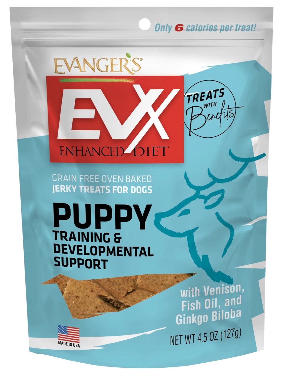 Evanger's EVx Enhanced Diet Puppy Training & Developmental Support with Venison 4.5oz