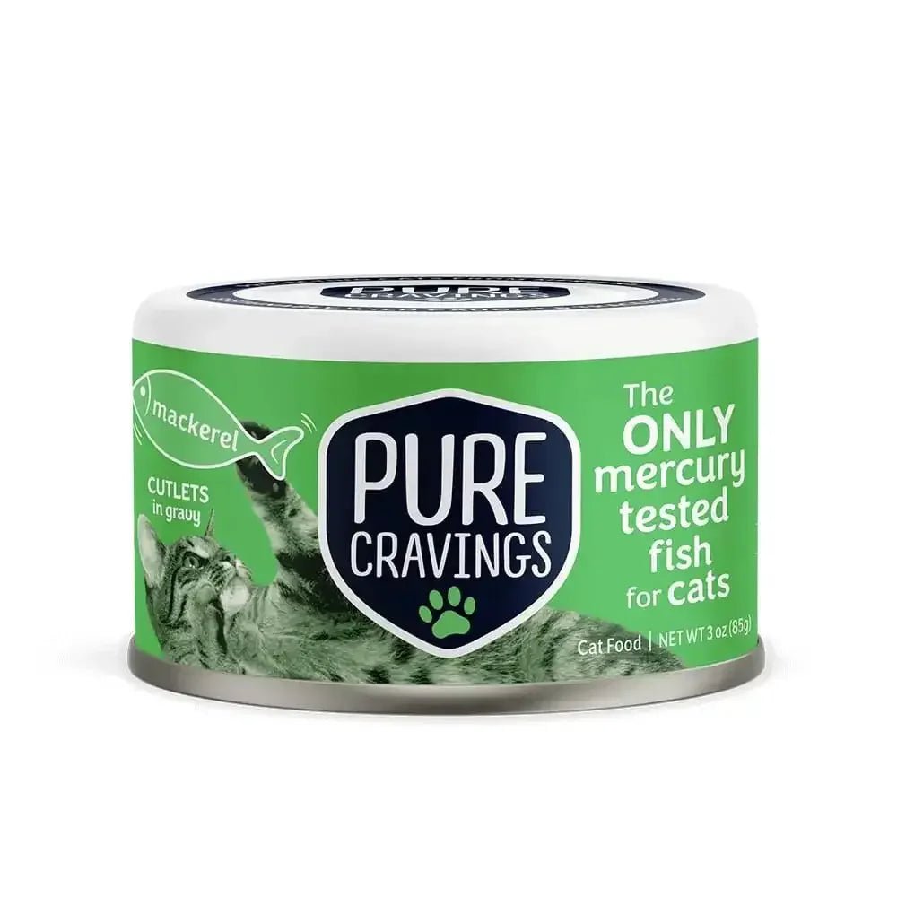 Pure Cravings Innovative New Pet Brand Wild Mackerel, Cutlets in Gravy, Cutlets in Gravy Wet Cat - Talis Us