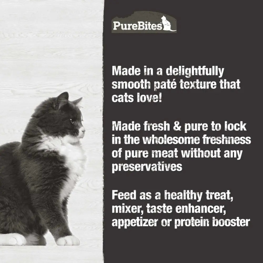 PureBites 100% Pure Chicken & Beef Pure Protein Pate Cat Food12 / 2.5 oz - Talis Us