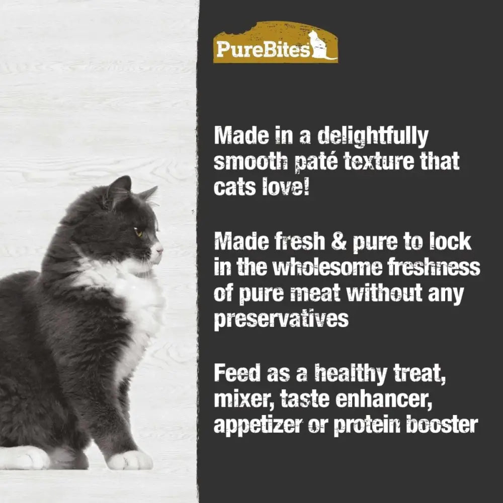 PureBites 100% Pure Chicken & Pumpkin Pure Protein Pate Cat Food 12 / 2.5 oz - Talis Us