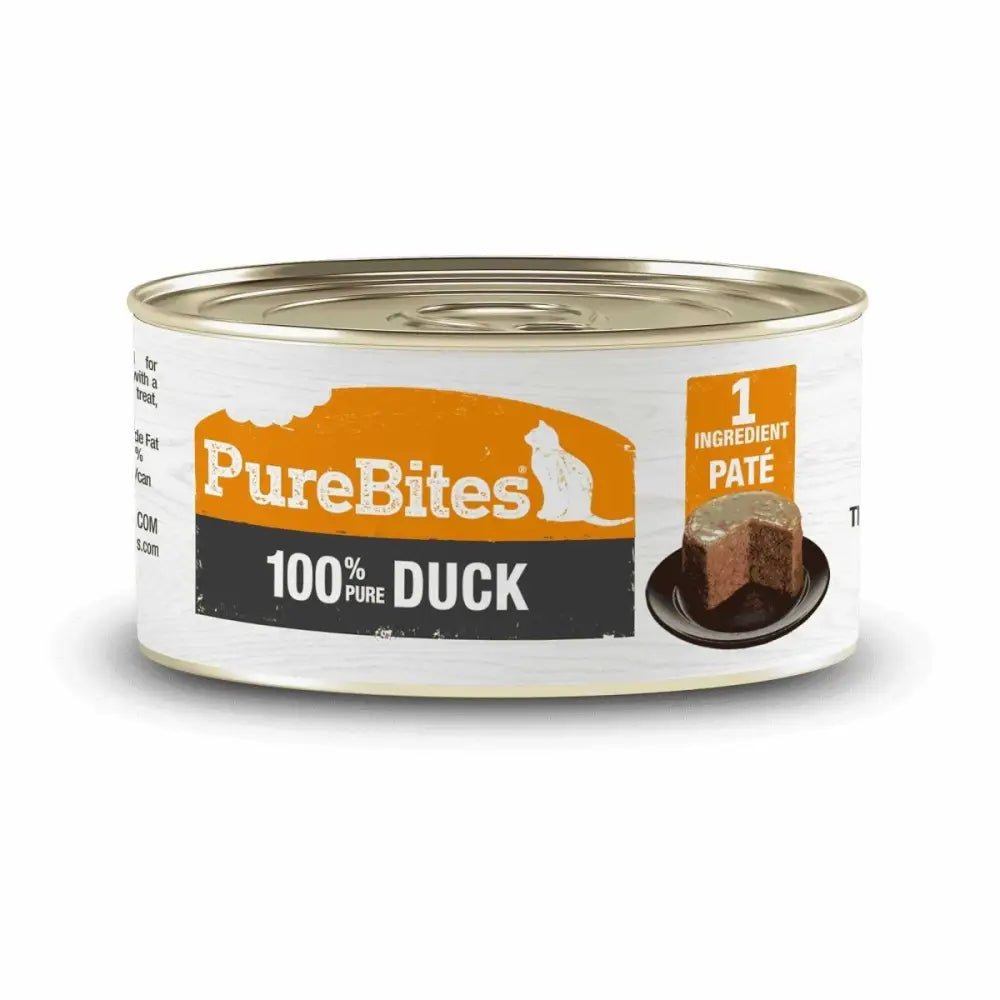 PureBites 100% Pure Protein Duck Pate Cat Food 12 / 2.5 oz - Talis Us