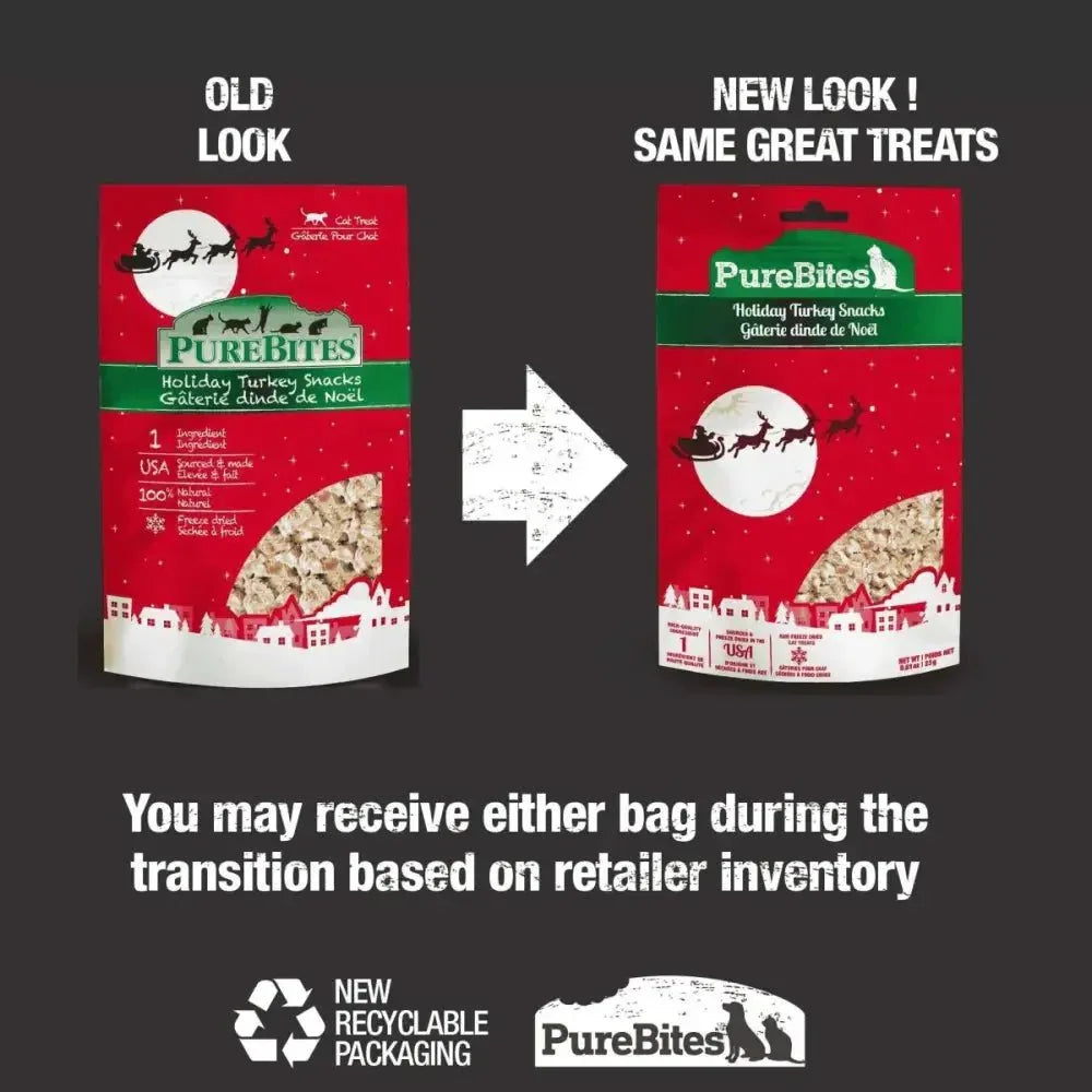 PureBites Holiday Turkey Cat Treats .81 oz - Talis Us