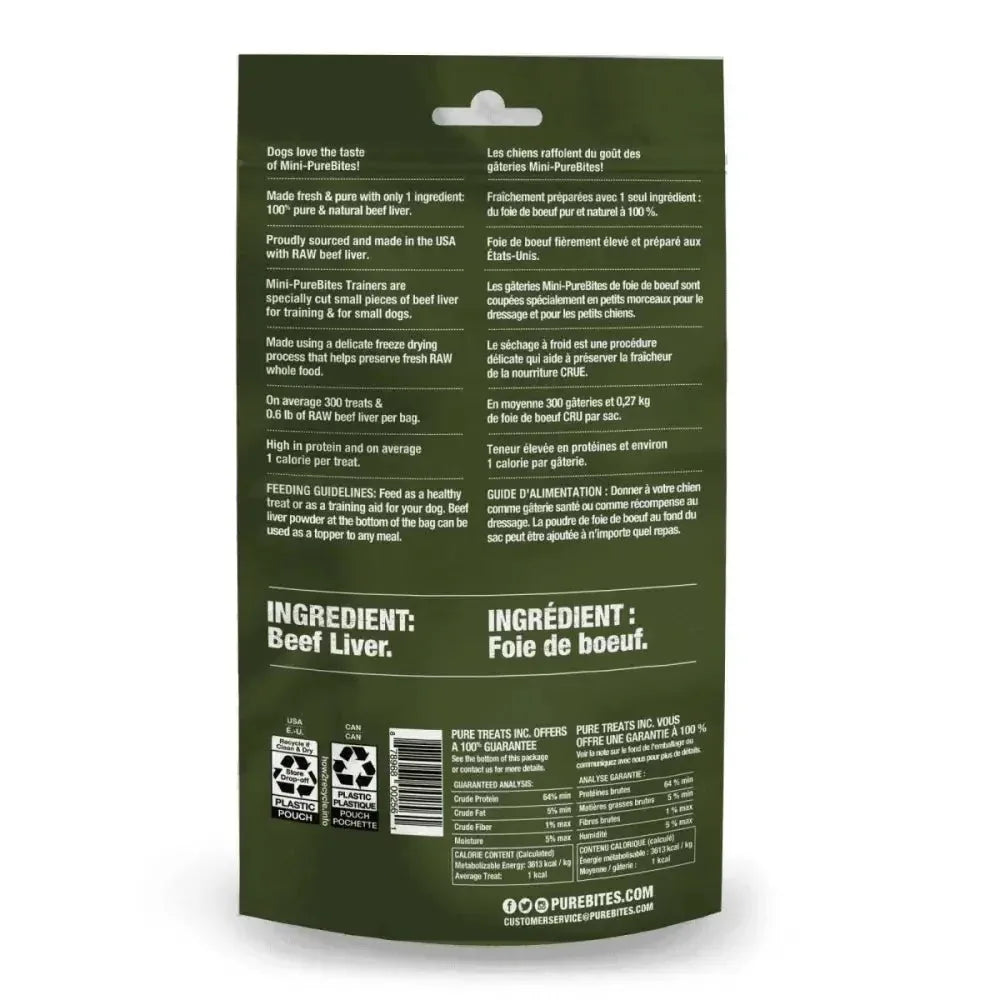 PureBites Mini - Trainers Pure Dog Treats - Talis Us