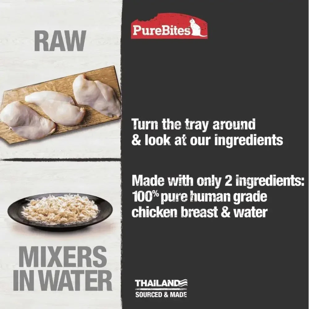 PureBites Mixers Chicken Breast in Water Cat Food 12 / 1.76 oz - Talis Us