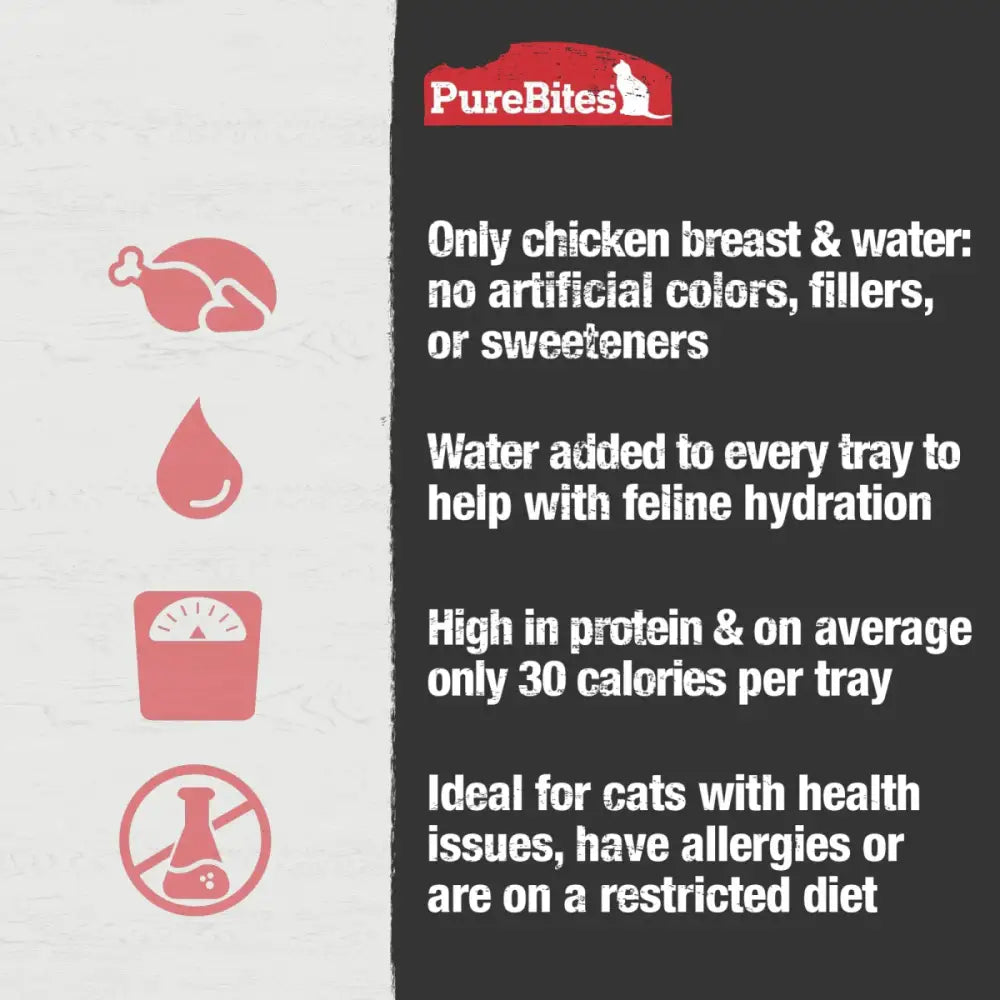 PureBites Mixers Chicken Breast in Water Cat Food 12 / 1.76 oz - Talis Us