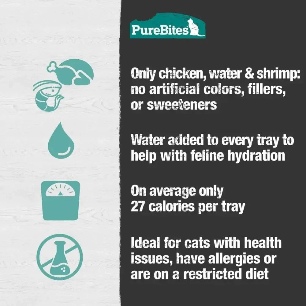 PureBites Mixers Chicken Breast & Wild Ocean Shrimp in Water Cat Food 12 / 1.76 oz - Talis Us