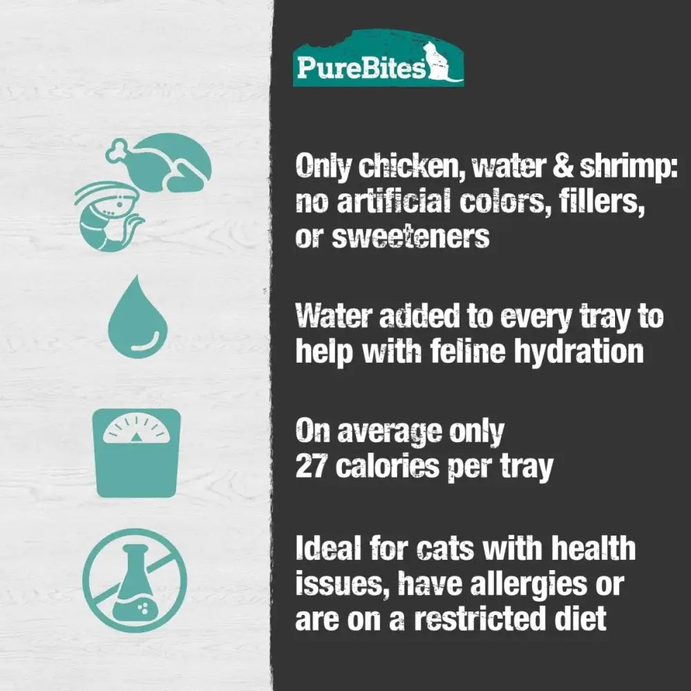 PureBites Mixers Chicken Breast & Wild Ocean Shrimp in Water Cat Food 12 / 1.76 oz - Talis Us
