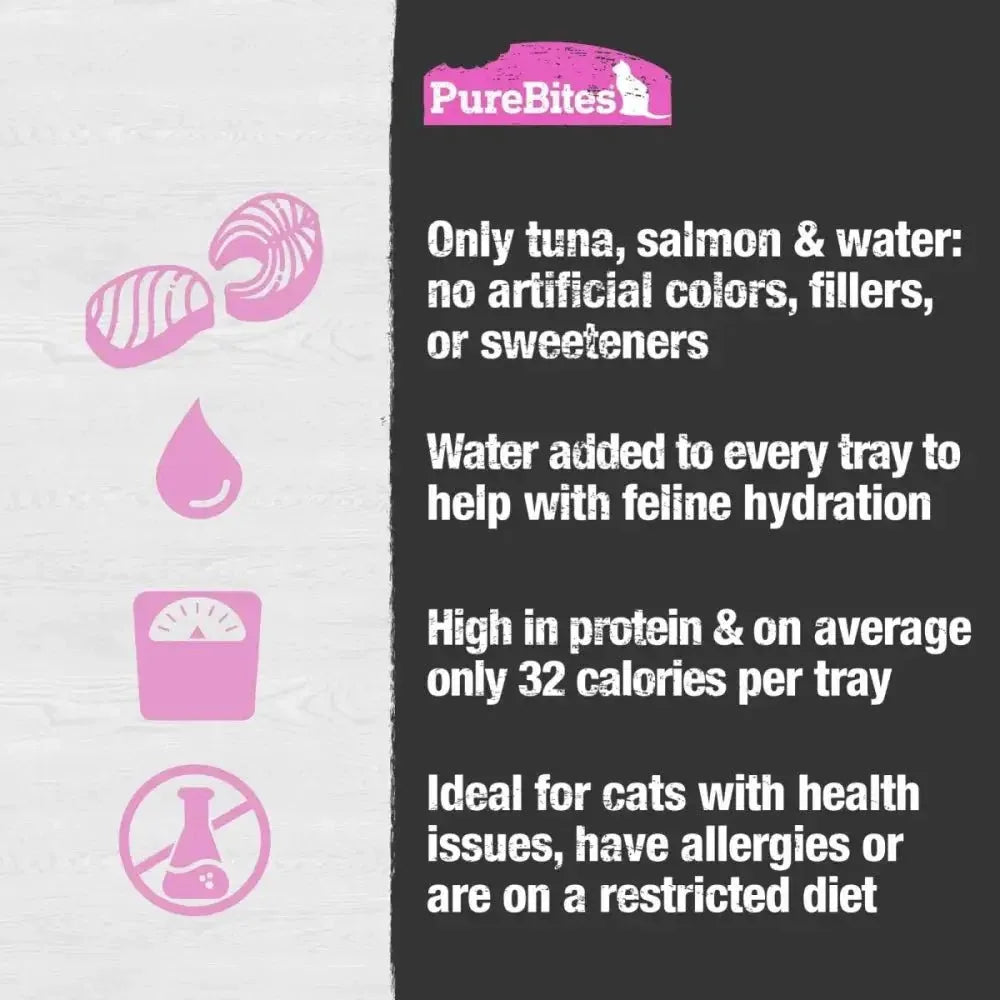 PureBites Mixers Wild Skipjack Tuna & Wild Alaskan Salmon in Water Cat Food - Talis Us