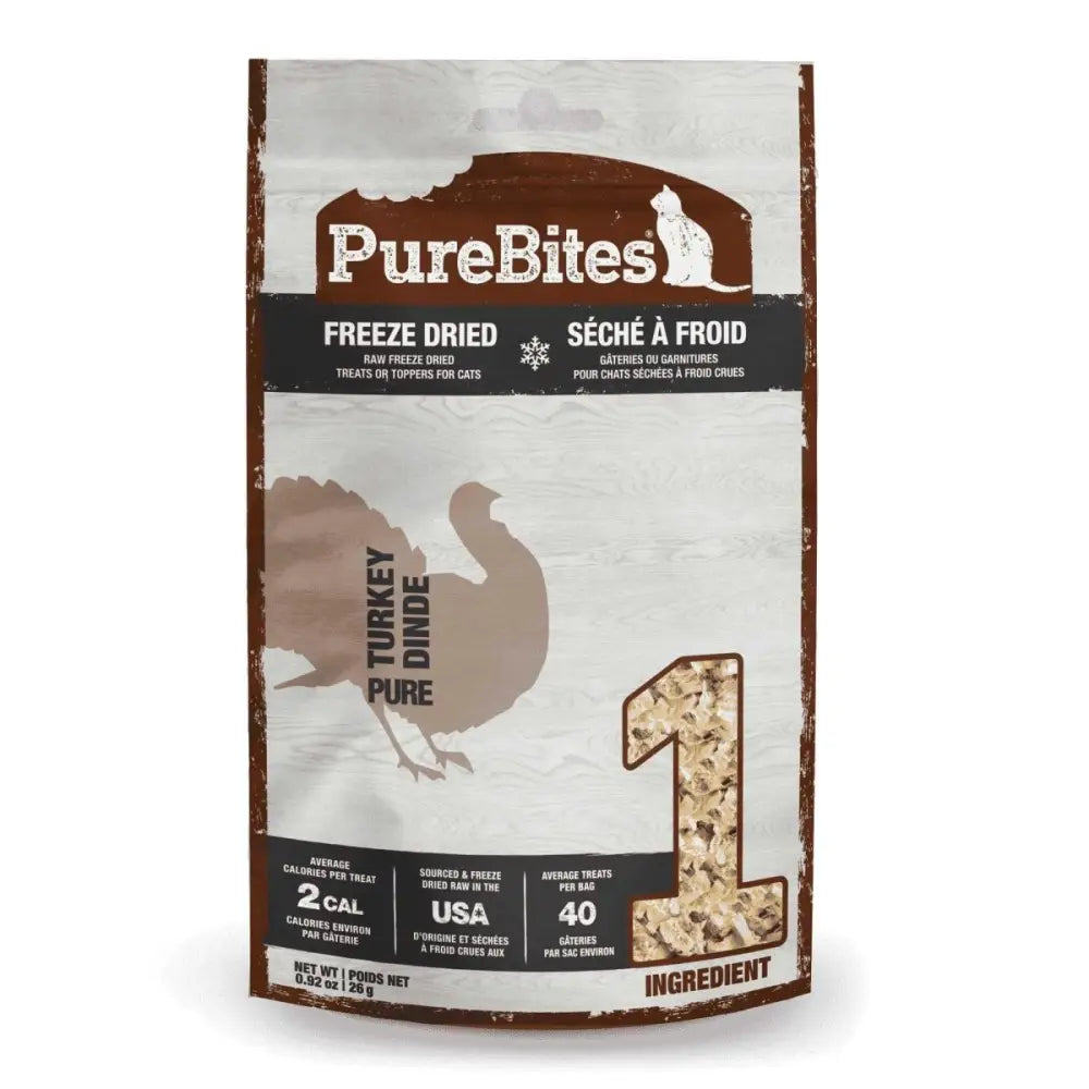 PureBites Turkey Breast Freeze - Dried Cat Treats 0.92 oz - Talis Us