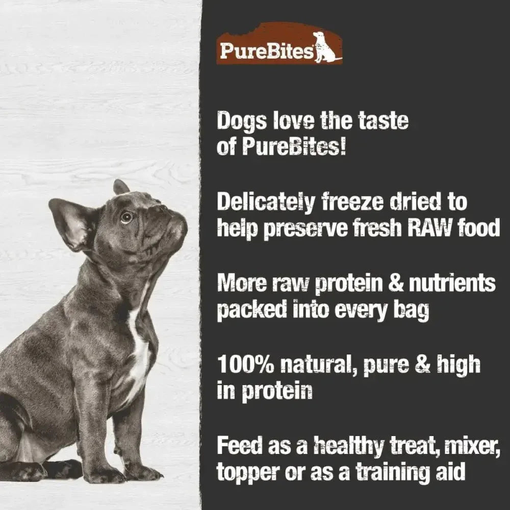 PureBites Turkey Breast Freeze Dried Dog Treats 2.47 oz - Talis Us