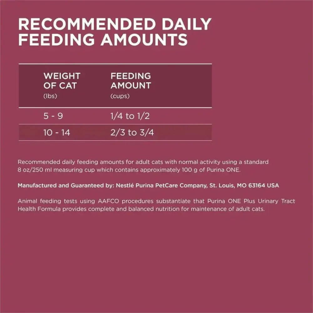 Purina One Special Care Urinary Health High Protein Adult Dry Cat Food - Talis Us