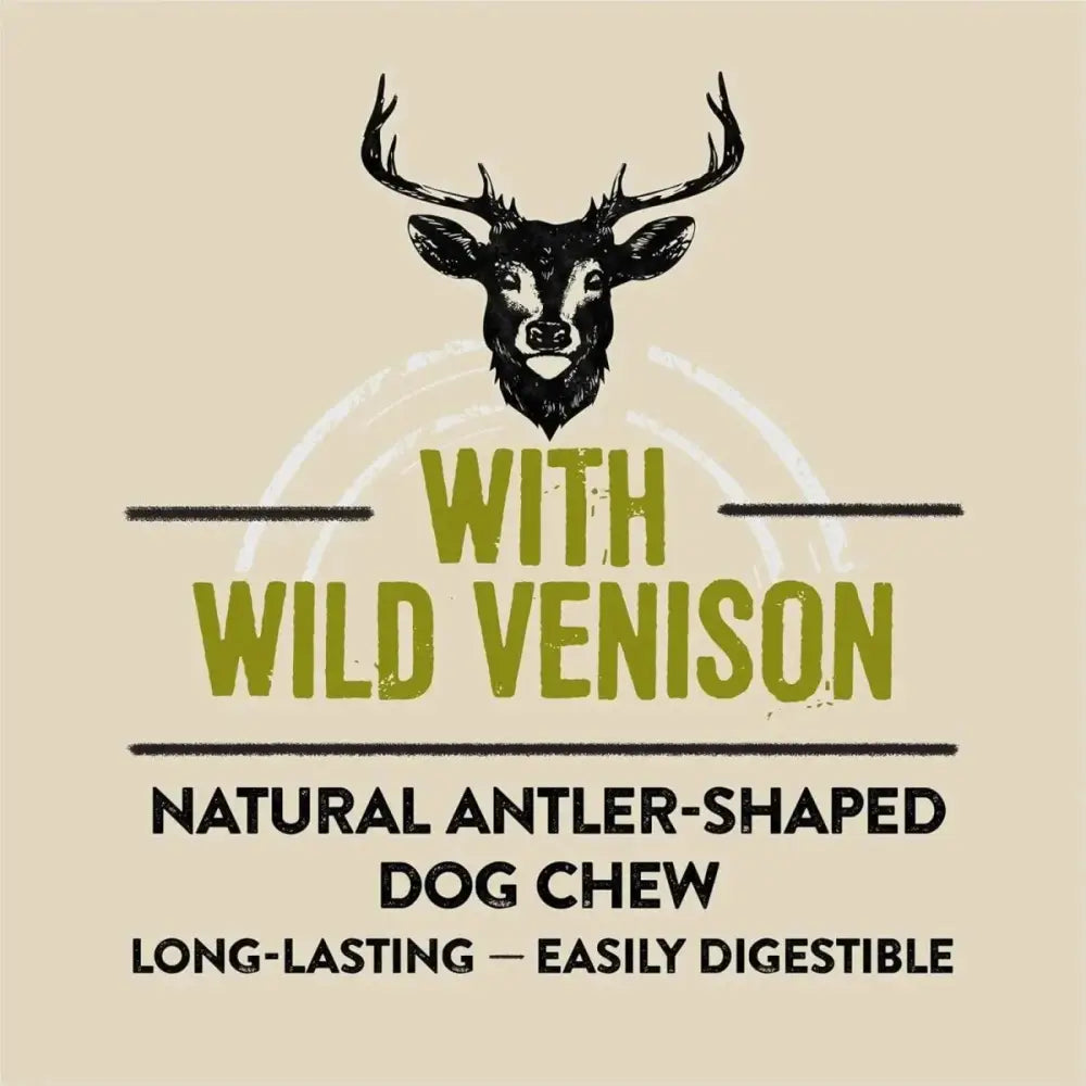 Purina Prime Bones Dog Chew Filled with Wild Venison Medium 9.7 oz - Talis Us