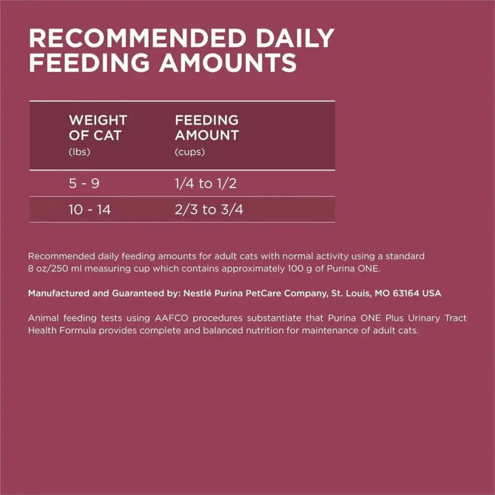 Purina One Special Care Urinary Health High Protein Adult Dry Cat Food - Talis Us