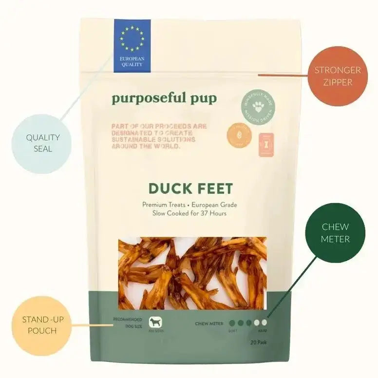 Purposeful Pup Treats Duck Feet Dog Treats - Talis Us