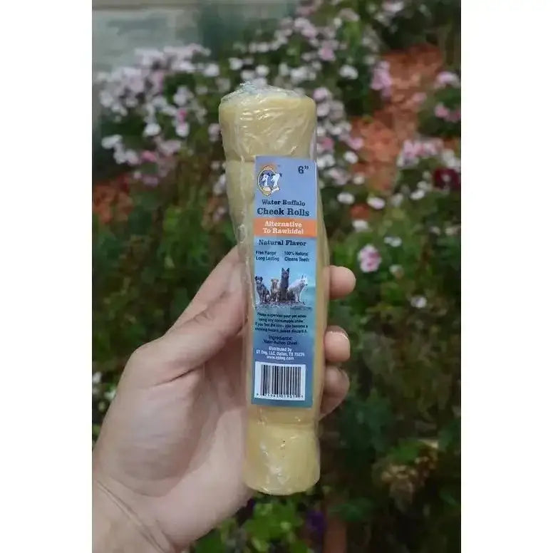 QT Dog Water Buffalo Cheek Rolls Jumbo - Talis Us