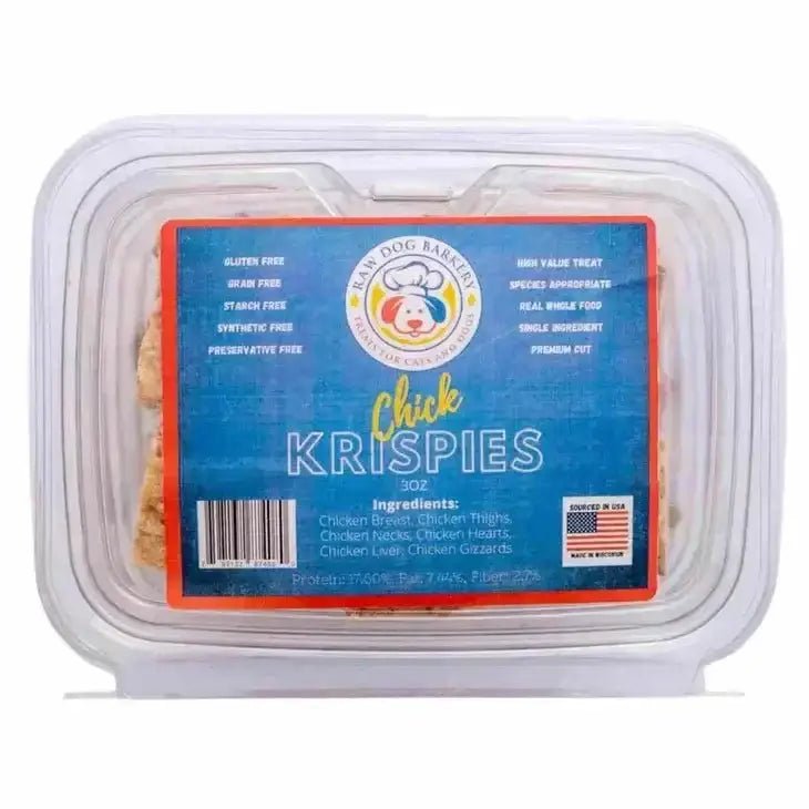 Raw Dog Barkery Chick Krispies Dog Treats - Talis Us