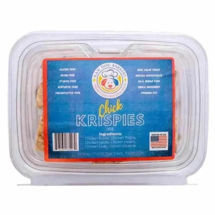 Raw Dog Barkery Chick Krispies Dog Treats - Talis Us