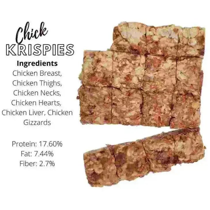 Raw Dog Barkery Chick Krispies Dog Treats - Talis Us