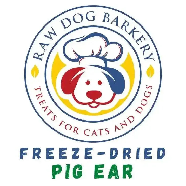 Raw Dog Barkery Pig Ears for Dogs Pork Dog Chew Treats 12 - Pack - Talis Us