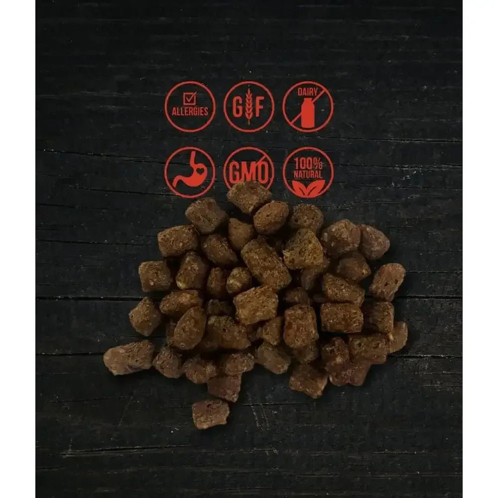 Raw Freeze Dried Beef & Liver Dog Treats, Red, 2.5 Oz - Talis Us