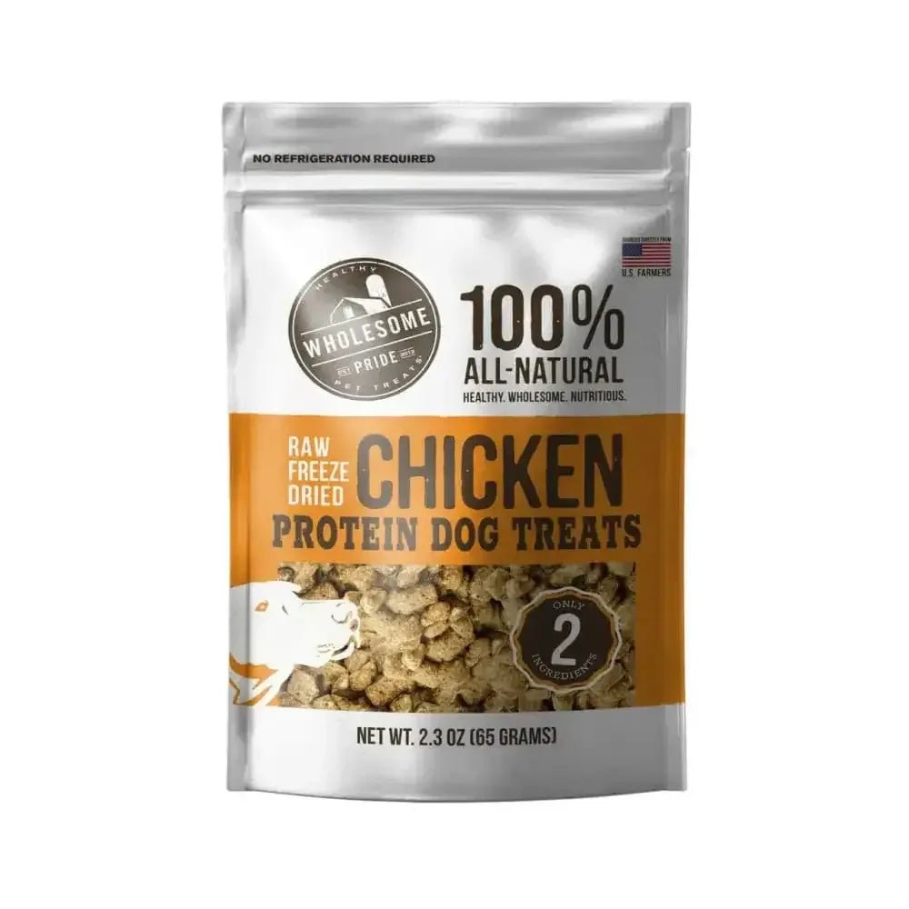 Raw Freeze Dried Chicken Dog Treats, Orange, 2.3 Oz - Talis Us