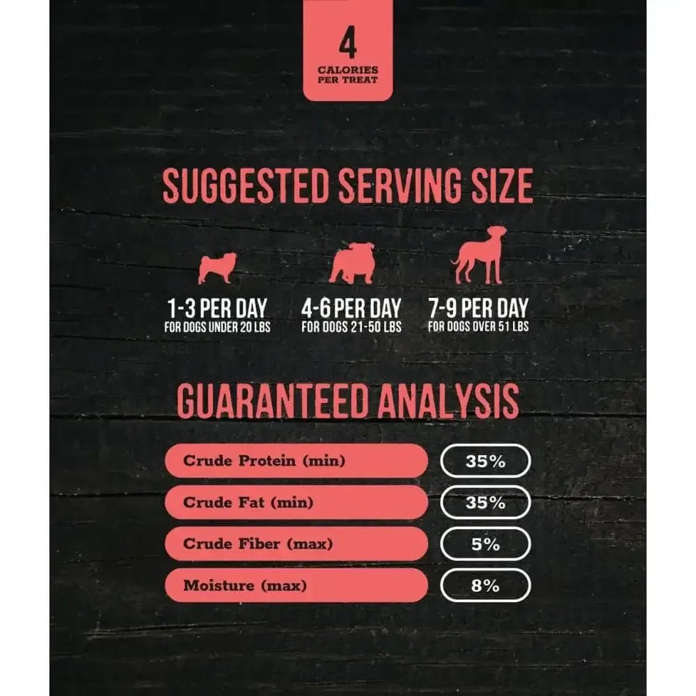 Raw Freeze Dried Salmon Dog Treats, Pink, 2.3 Oz - Talis Us