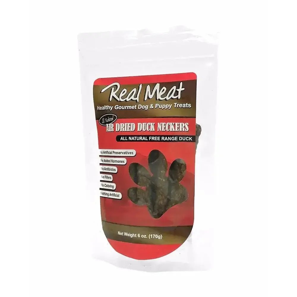 Real Meat® Air - Dried Duck Neckers Dog Treats 6 Oz - Talis Us