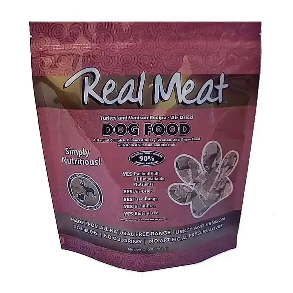 Real Meat® Air - Dried Turkey & Venison Dog Food - Talis Us