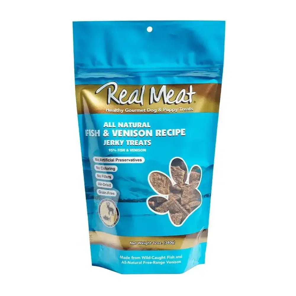 Real Meat® Fish & Venison Jerky Dog Treats - Talis Us