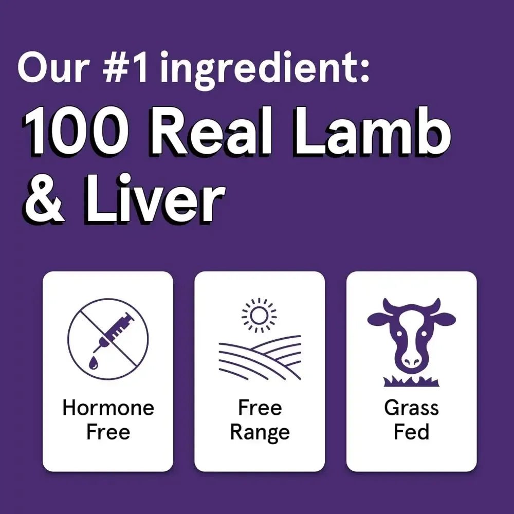 Real Meat® Lamb & Lamb Liver Jerky Dog Treat - Talis Us