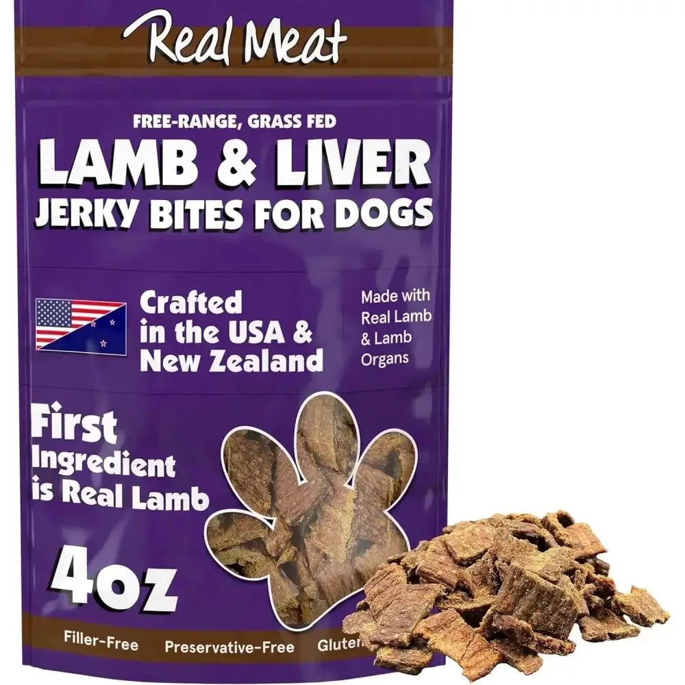 Real Meat® Lamb & Lamb Liver Jerky Dog Treat - Talis Us