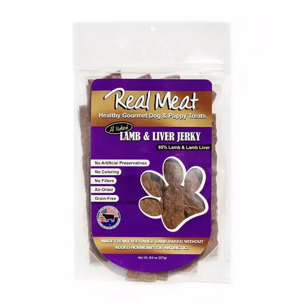 Real Meat® Lamb & Lamb Liver Jerky Stix Dog Treat 8 Oz - Talis Us
