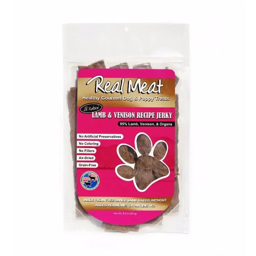 Real Meat® Lamb Venison Jerky Stix Dog Treats 8 Oz - Talis Us