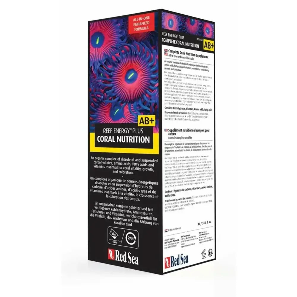 Red Sea Reef Energy Plus AB+ Coral Nutritional Supplement Red Sea