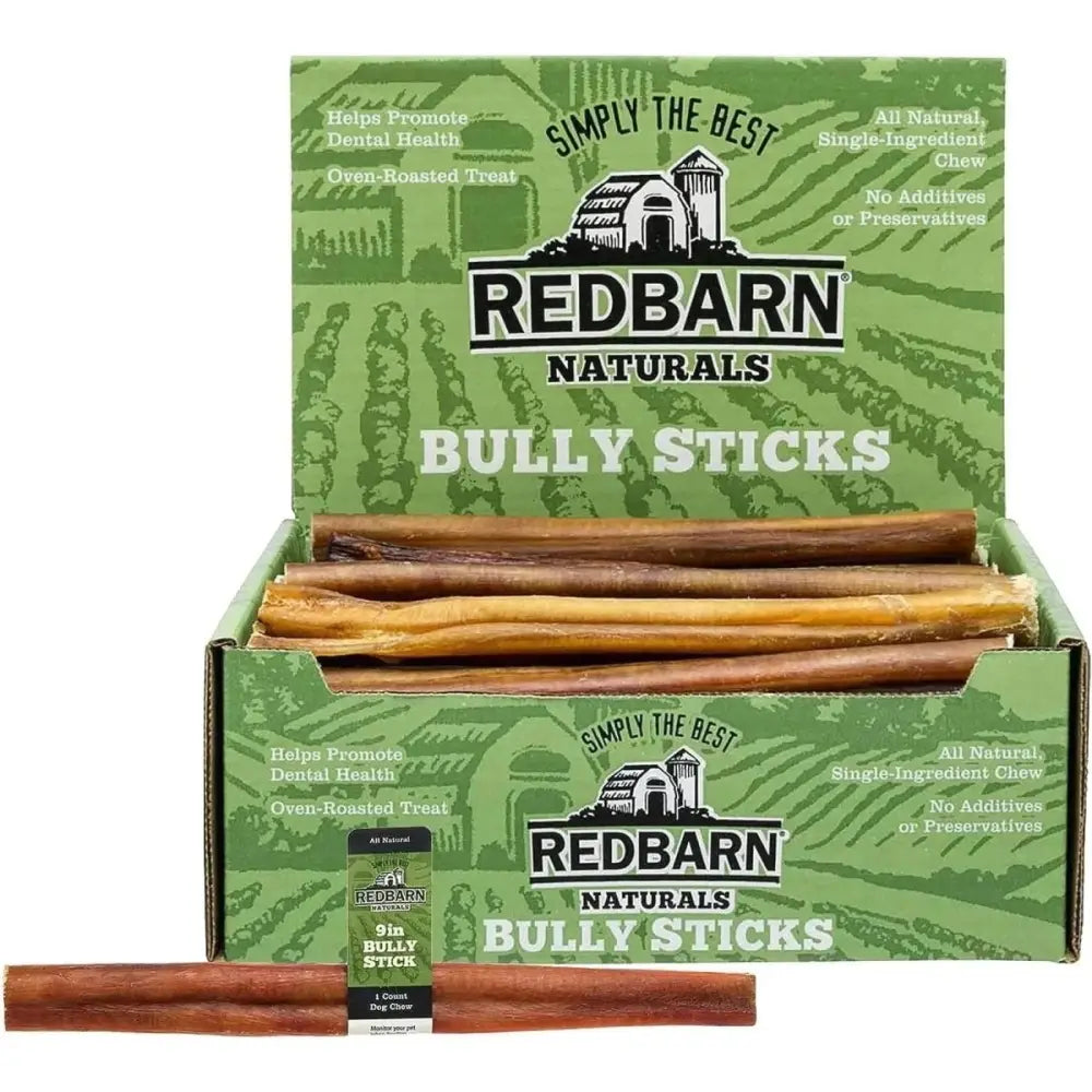 Redbarn 9" Bully Sticks for Dogs 9" (Pack of 50) - Talis Us